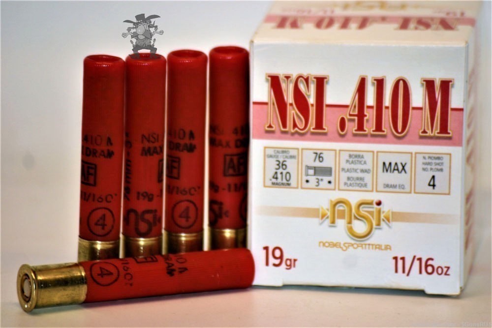 410/45 LC & COMBO Fiocchi 45LC + 3" NSI NO.4 HARD SHOT 75 ROUNDS-img-2
