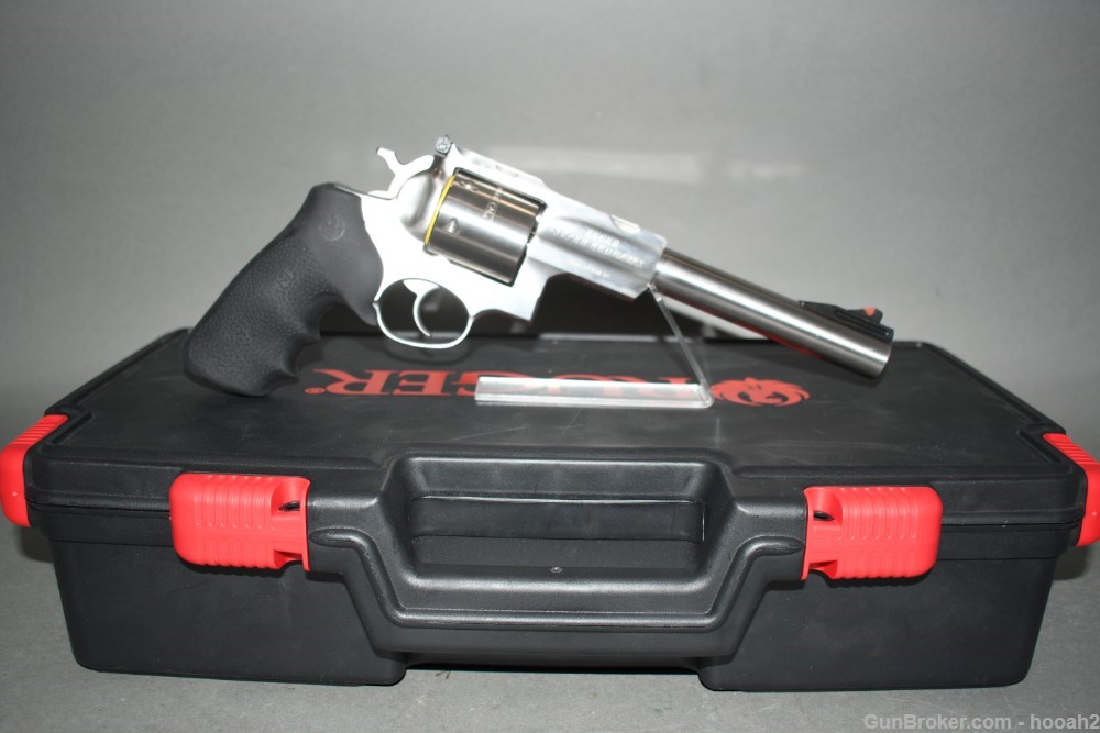 Excellent Ruger Super Redhawk Revolver 480 Ruger 7.5" W Case-img-0