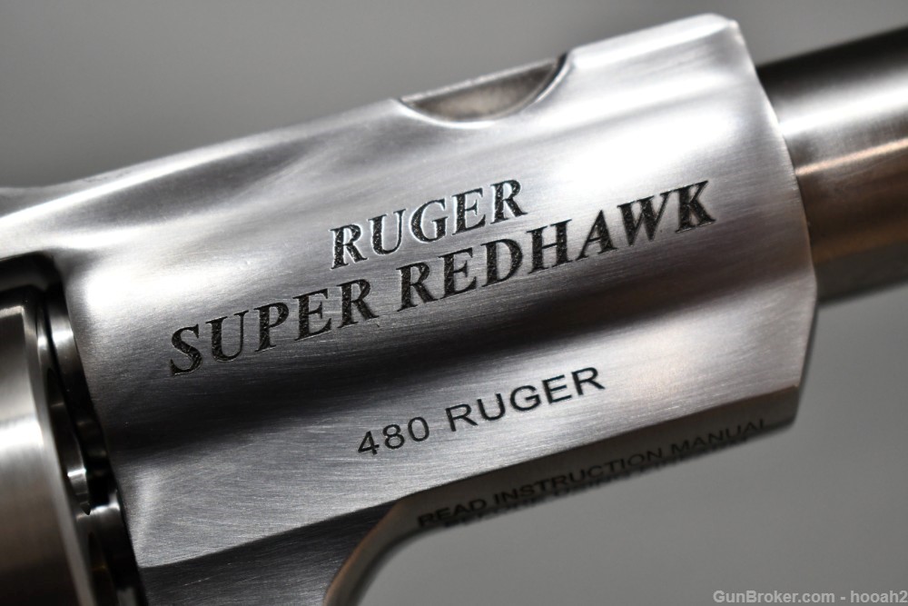 Excellent Ruger Super Redhawk Revolver 480 Ruger 7.5" W Case-img-36