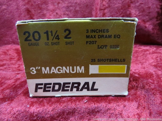 Federal 20ga 3in Magnum Shotgun Shells 23 Shells-img-3