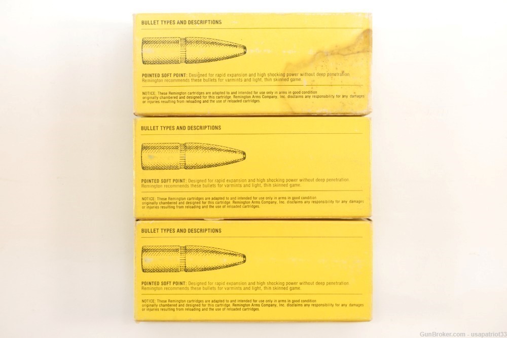 .221 Remington Fire Ball 50gr. Pointed Soft Point 3x20-round Boxes | R221F-img-4