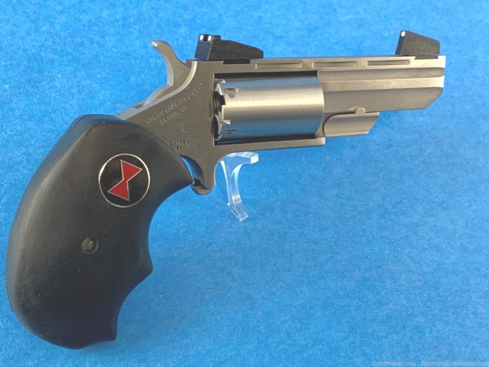 North American Arms Black Widow .22 LR 5 Rd Adjustable Sights-img-0