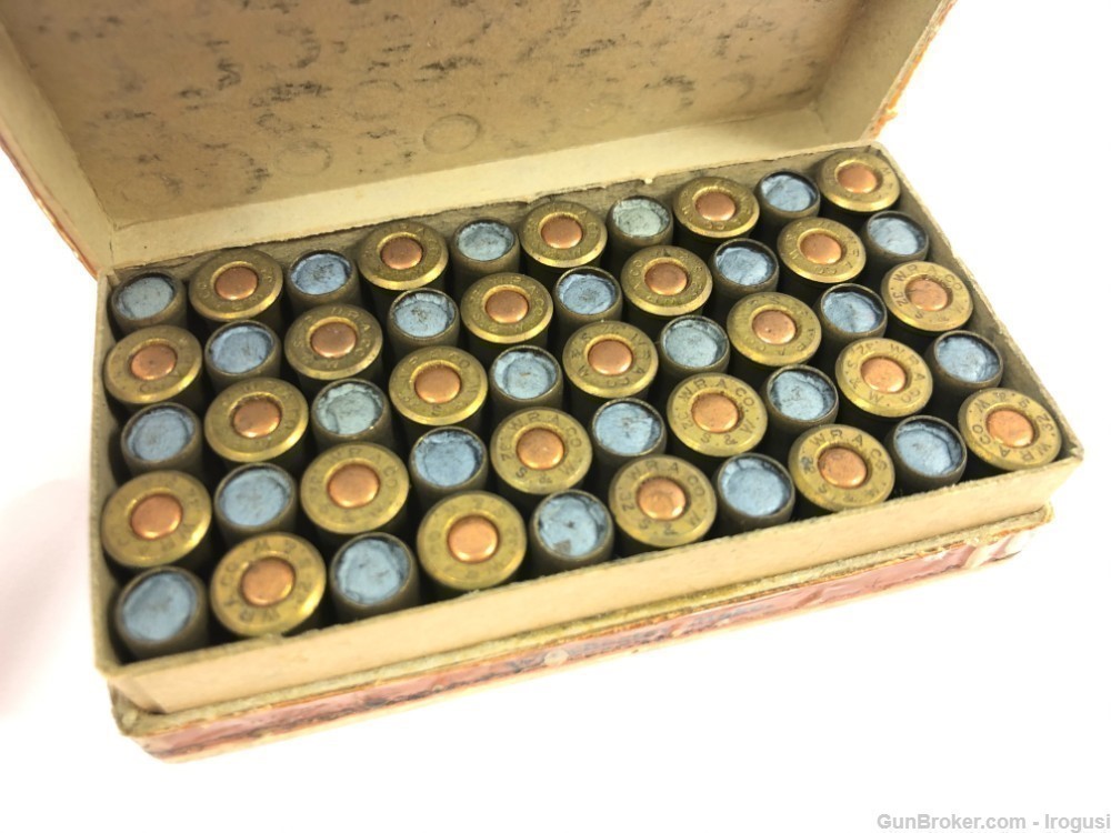 Winchester .32 S&W Short SHOT Partially Sealed Full 2 Piece Box Circa 1912-img-6