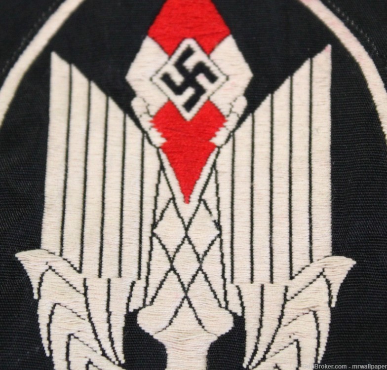 German WWII HJ Youth Standarte Flag Bearers Patch ZH-img-1