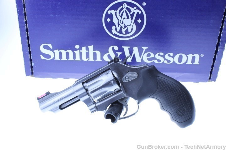 Smith + Wesson Model 63 3" .22LR 8 Round  Fiber Optic 162634 -img-1