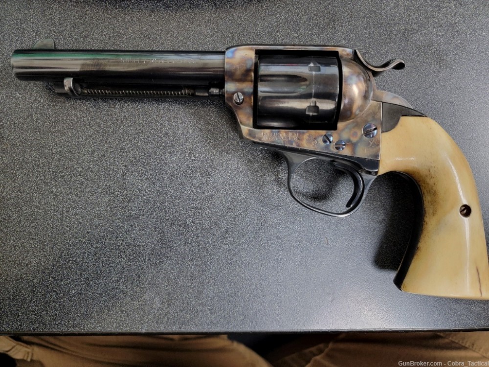 1901 Colt Bisley Model .45 Colt Revolver -img-0