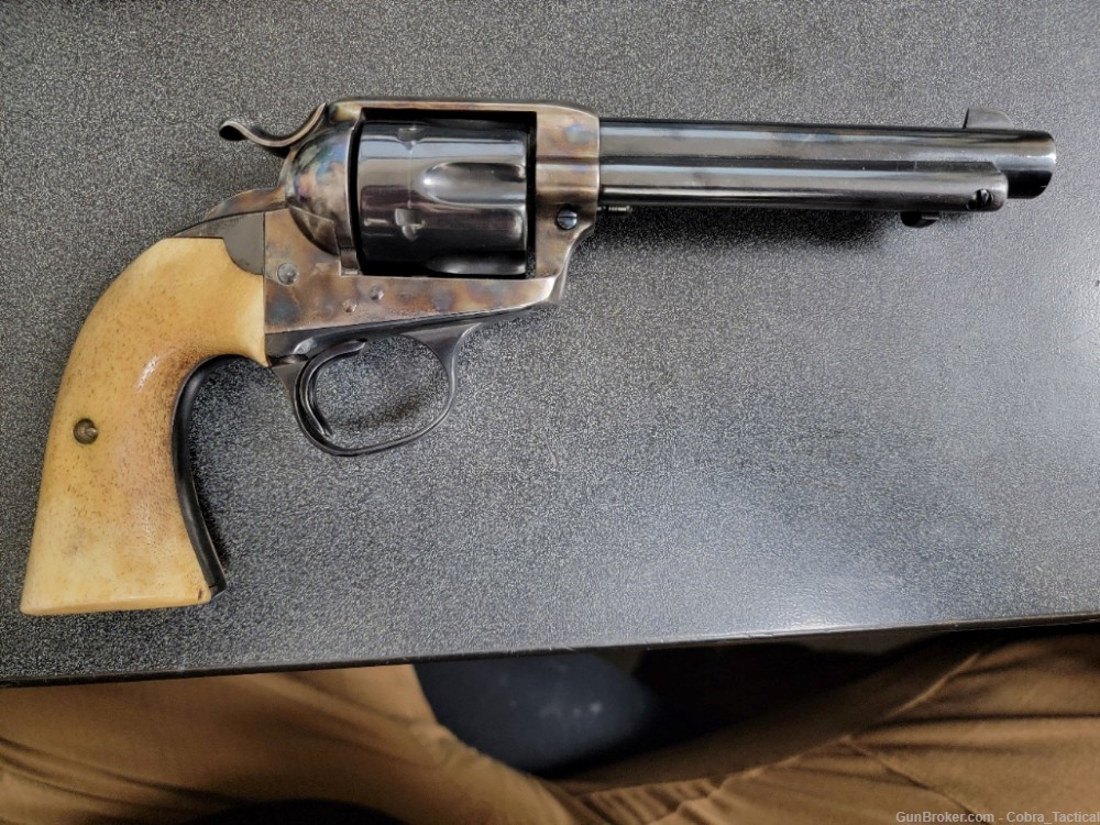 1901 Colt Bisley Model .45 Colt Revolver -img-1