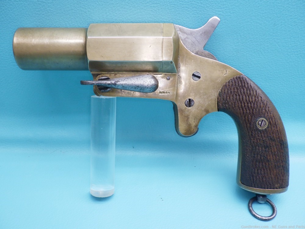 French WWI G.G & Cie 1917 25mm 4"bbl Flare Pistol-img-4