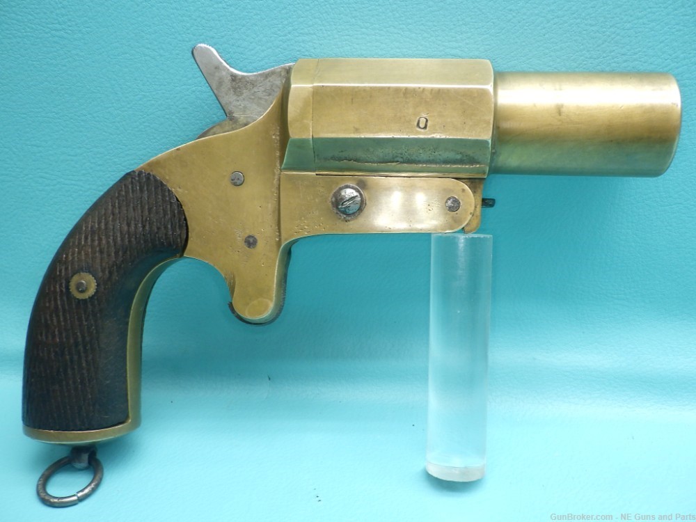 French WWI G.G & Cie 1917 25mm 4"bbl Flare Pistol-img-0
