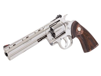 Colt Python 357 Magnum 6" Barrel Stainless/Wood - NIB
