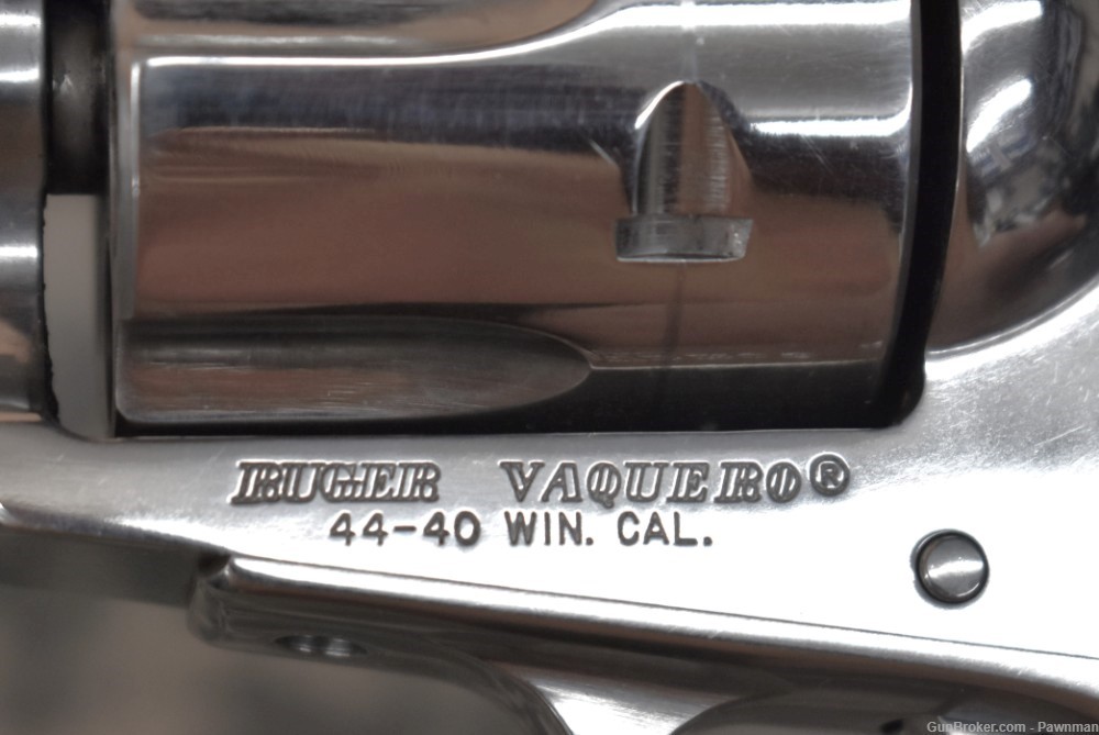 Ruger Vaquero in 44-40 made 2001 - stainless 7½” barrel-img-3