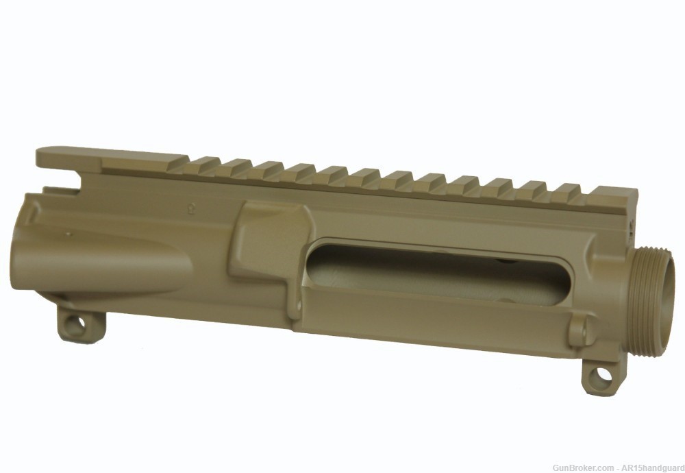 AR15 Stripped upper |17" MLOK Handguard | Cerakote FDE Combo (MADE IN USA) -img-3