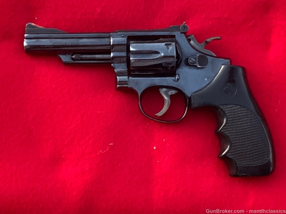 1970 vintage Smith & Wesson (S&W) 19 -3, 4" bbl, blued, 357 mag-img-9
