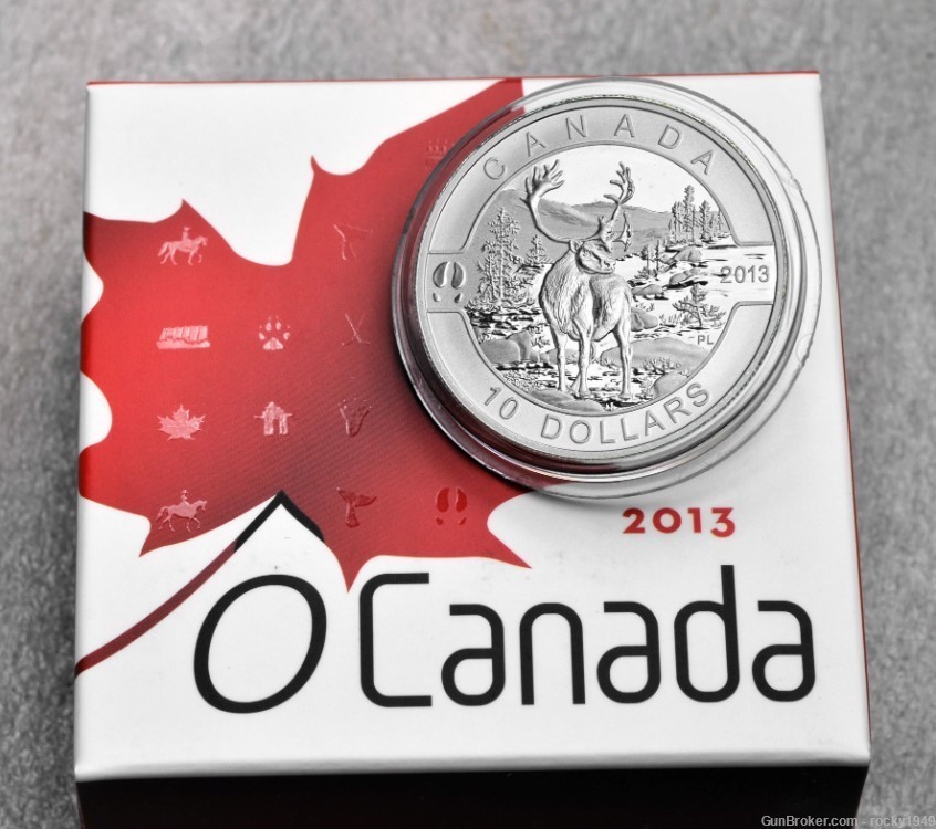2013 CANADA 10 Dollar O'Canada - The Caribou-img-2