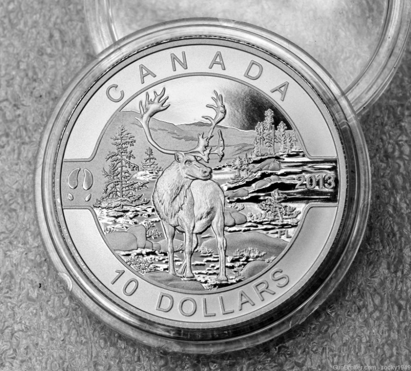 2013 CANADA 10 Dollar O'Canada - The Caribou-img-0