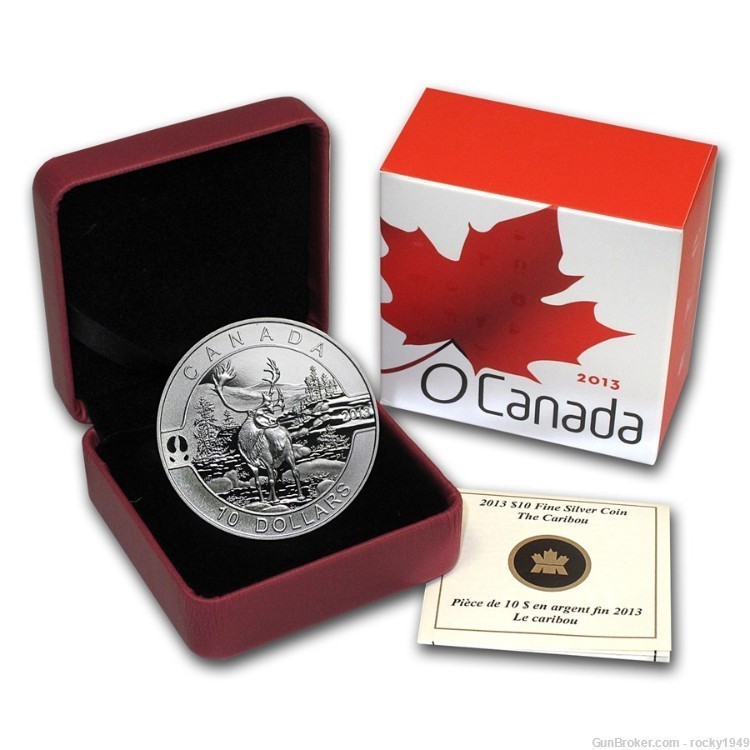 2013 CANADA 10 Dollar O'Canada - The Caribou-img-5