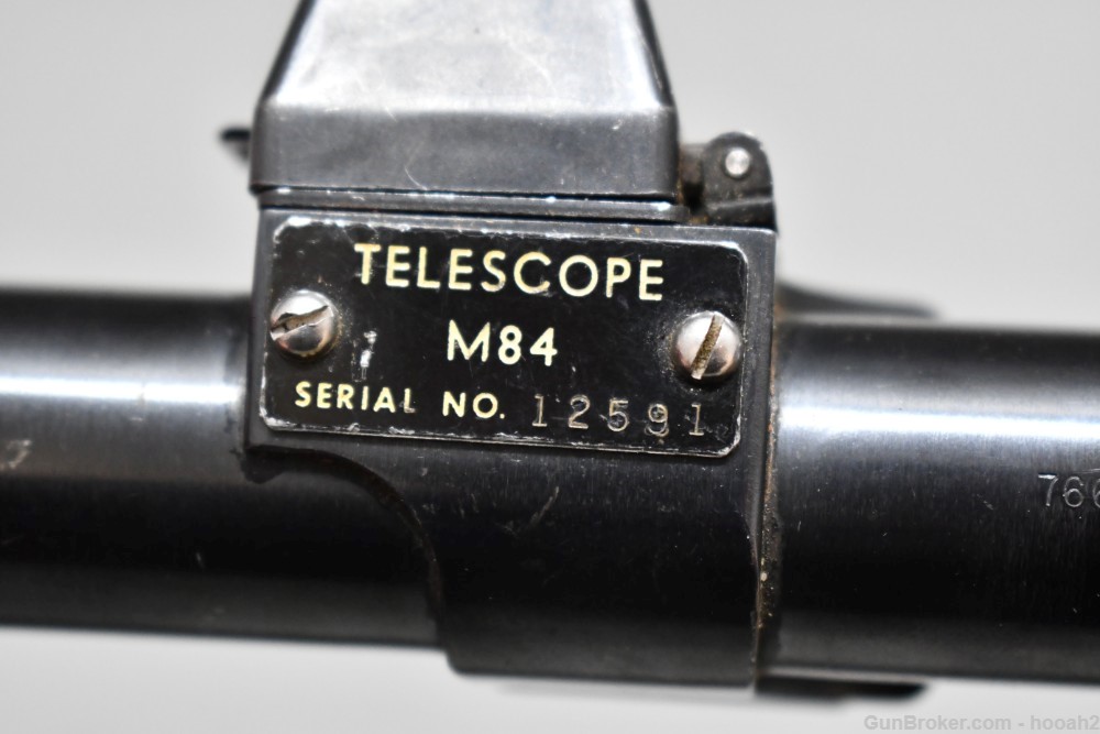 Vintage USGI M84 M1C M1D Garand Sniper Scope W Carrying Case-img-19