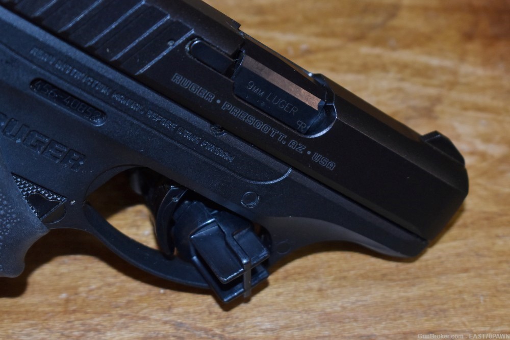 Ruger EC9s 9MM Pistol - (3) Mags Blackhawk Holster Box & Manual 95% +-img-3