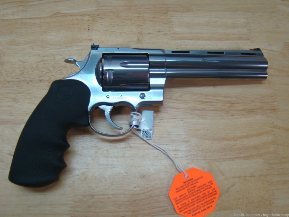 Colt Anaconda .44mag 6" Revolver 6rd SS 44 MAG Snake ANACONDA-SP6RTS New !-img-15