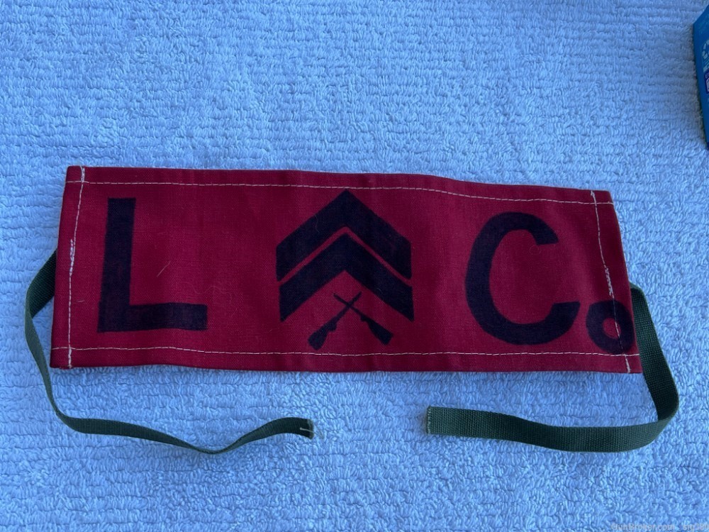 WWII US MILITARY POLICE L Co ARMBAND-img-0