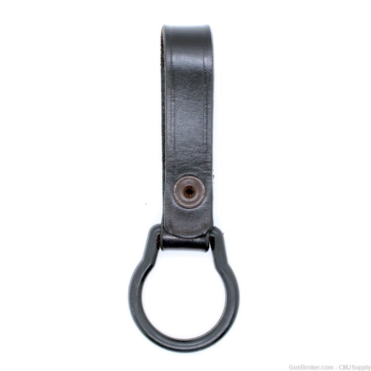 Flashlight Holder C-Cell Black Leather For 2.25" Belt Gould & Goodrich-img-1
