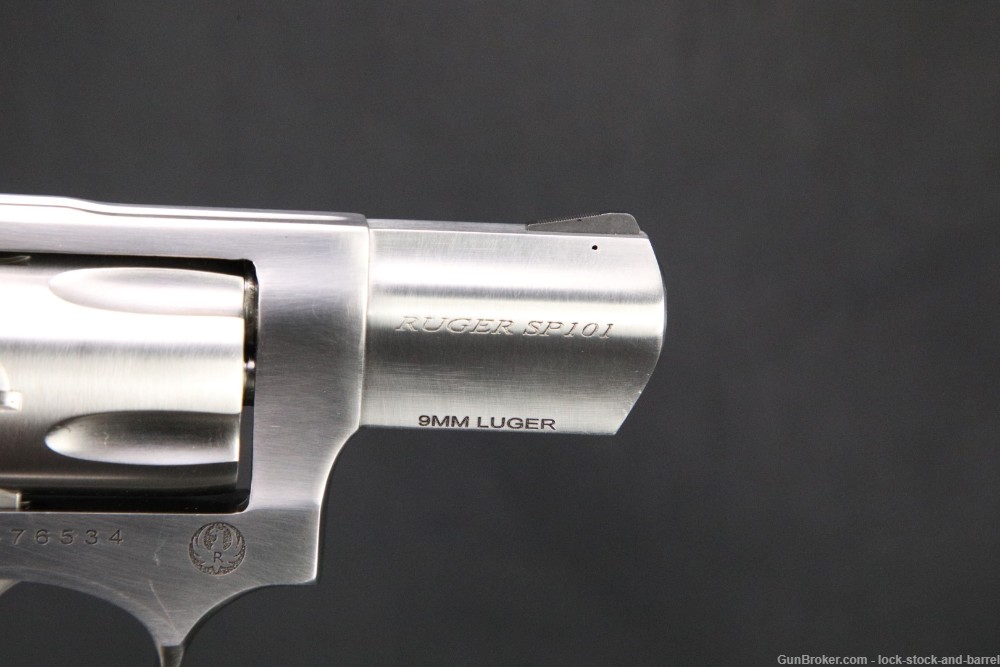 Ruger SP101 Model 05783 9mm Luger 2.25” DA/SA 5 Shot Revolver MFD 2017-img-9