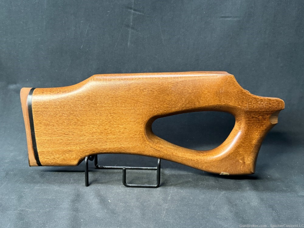 Poss. Hungarian SA85 Style Wood Thumbhole Stock w/ Rubber Butt Pad Brown-img-0