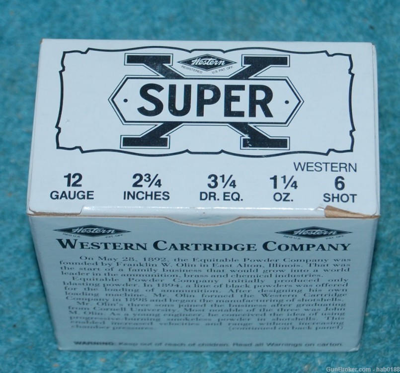  Full 2 Piece Box of Wester Super-X 12 Gauge Long Range Load-img-7