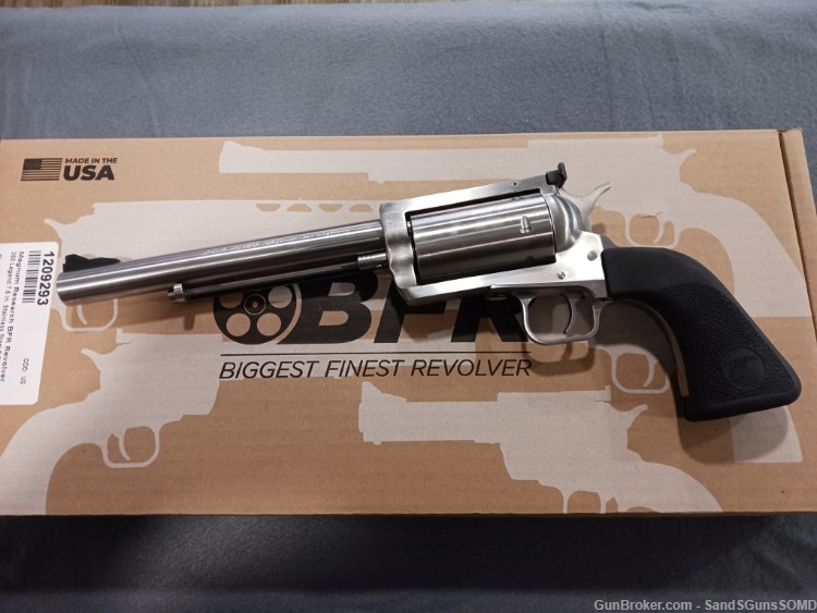 MAGNUM RESEARCH BFR 350 LEGEND 7.5" STAINLESS SINGLE ACTION REVOLVER NEW-img-5