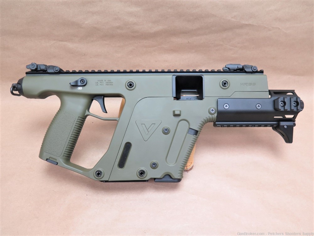 Kriss Vector SDP E G2 9mm Pistol OD Green KV90-PGR30-img-1