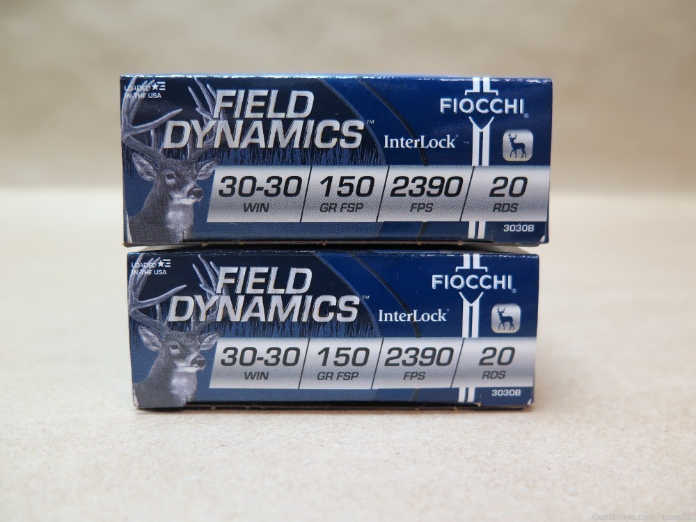 Fiocchi Field Dynamics 30-30 Win 150gr Interlock Soft Point-img-1