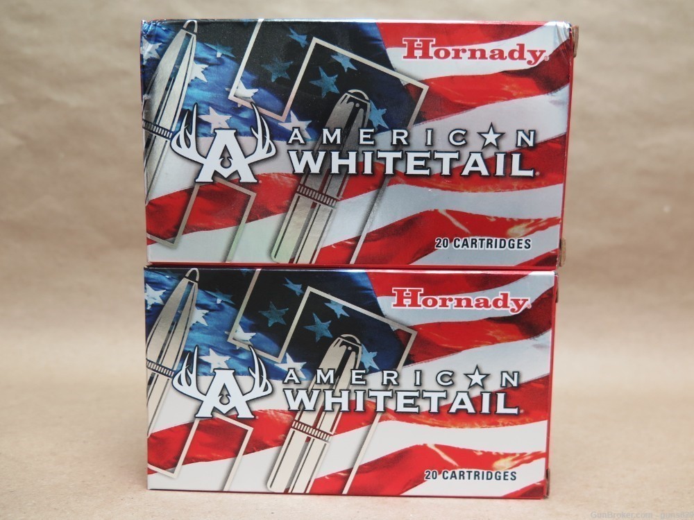 Hornady American Whitetail 243 Win Interlock Boat Tail Soft Point-img-0