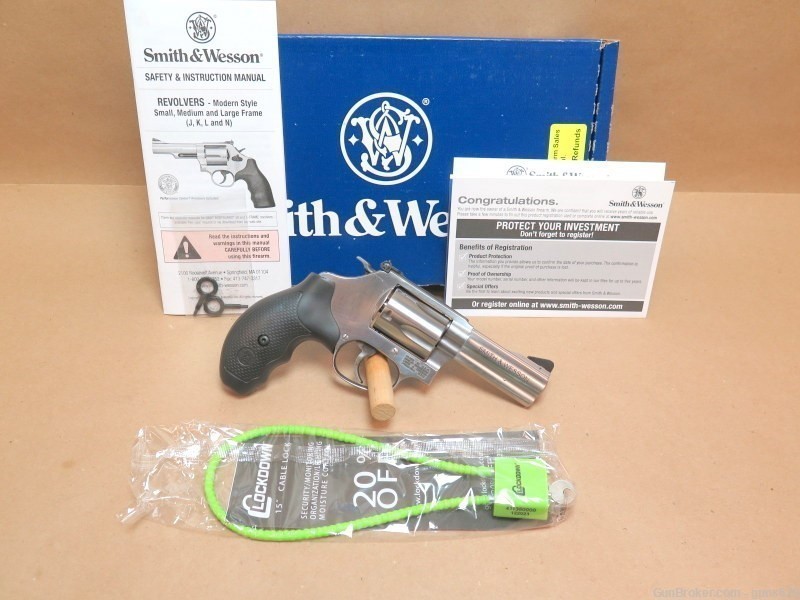 Smith & Wesson Model 60 .357Mag 3-inch Stainless 162430 -img-0