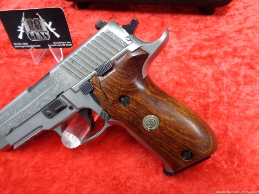 RARE Sig Sauer P226 Stainless ENGRAVED SS 226 9mm 15rd Mag WE TRADE & BUY-img-3