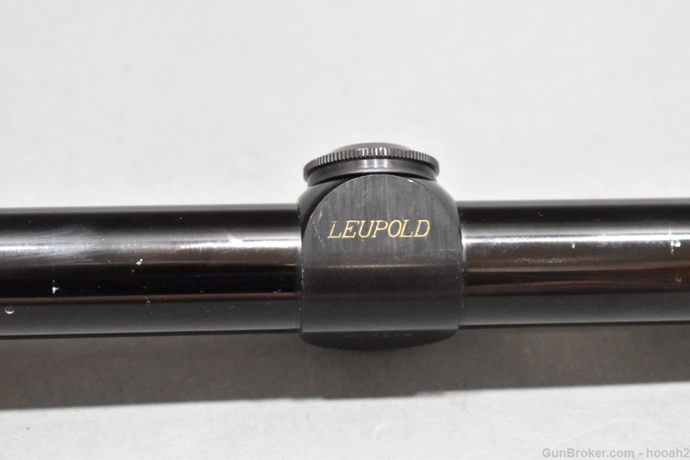 Leupold M8-4x Fixed Power Rifle Scope Duplex Reticle Pre 1974 377843 -img-2