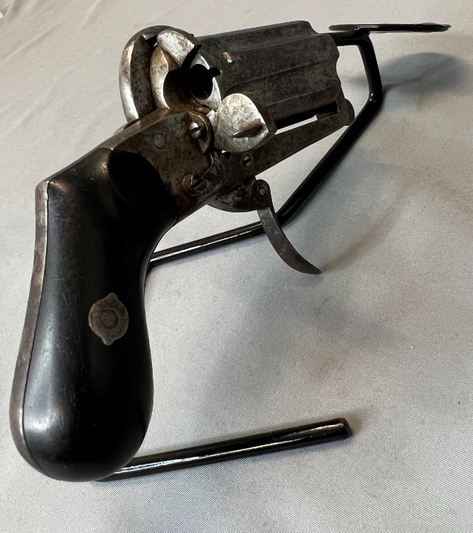   Belgian Pepper Box Pin Fire 1870-1880 RARE -img-5