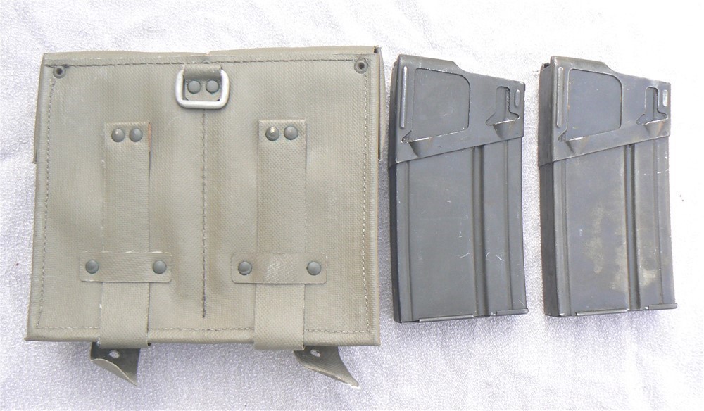 HK 91 Cetme M-14 PTR G3 Two 20rnd Mag Pouch W/2 CETME 20rnd Mags-img-1