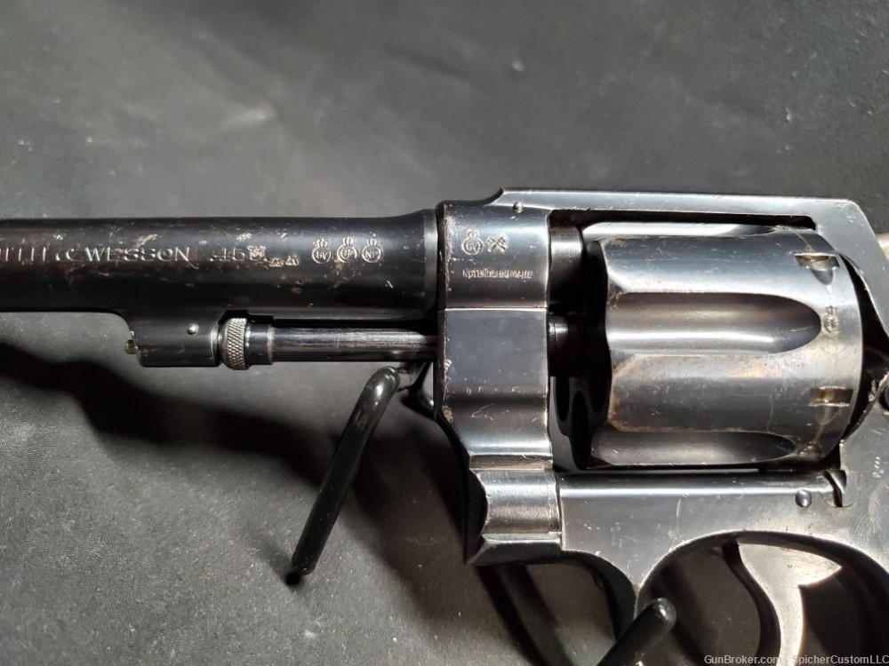 Smith & Wesson M1917 Hand Ejector .45ACP Revolver-img-9