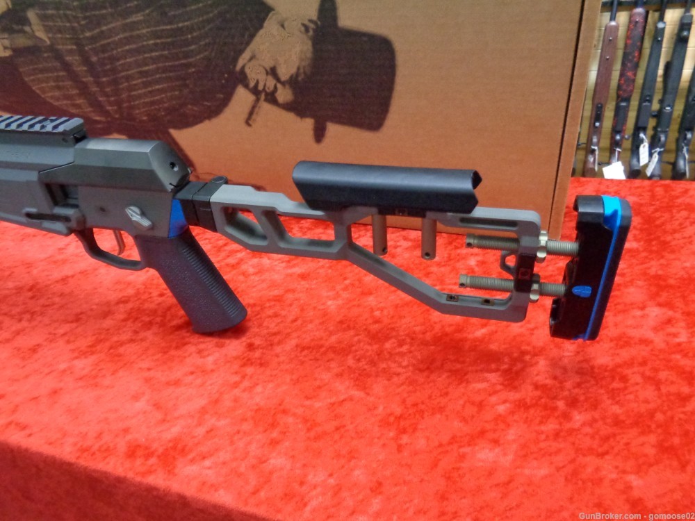 Q The FIX 308 Winchester Kickstand Bipod 16" Blue Match Trigger WE TRADE!-img-7