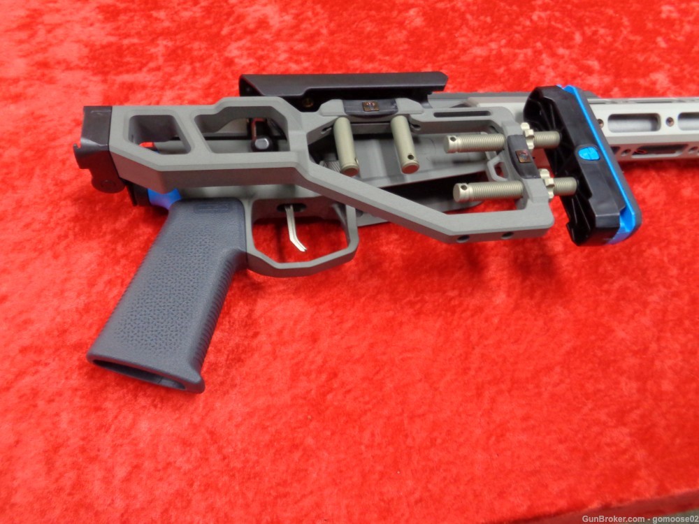 Q The FIX 308 Winchester Kickstand Bipod 16" Blue Match Trigger WE TRADE!-img-15