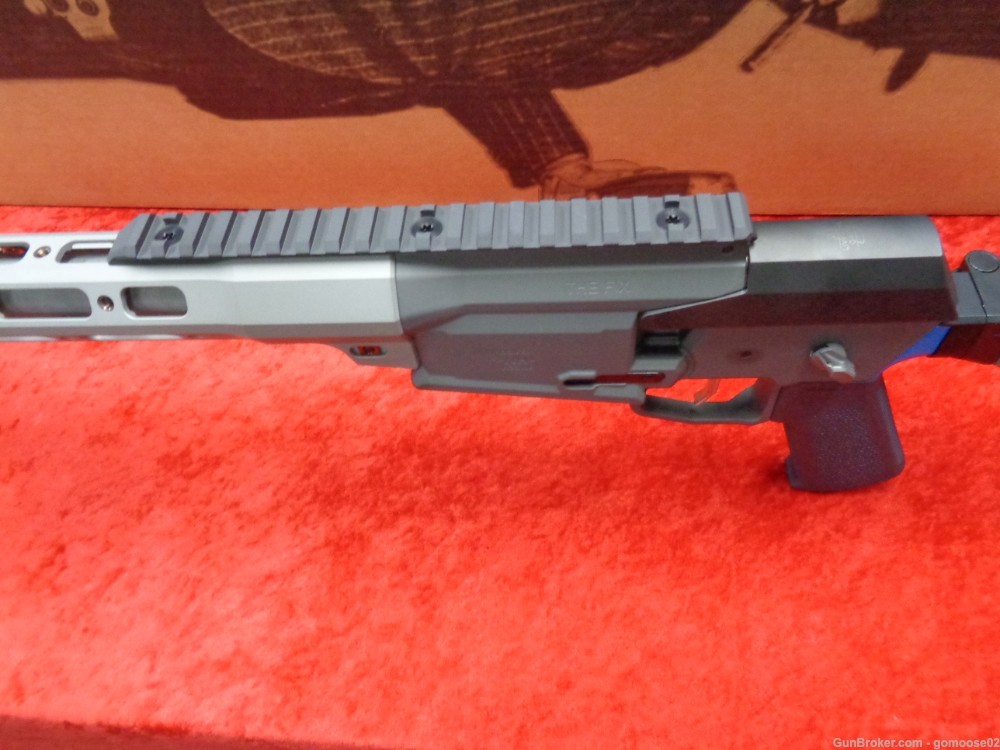 Q The FIX 308 Winchester Kickstand Bipod 16" Blue Match Trigger WE TRADE!-img-8