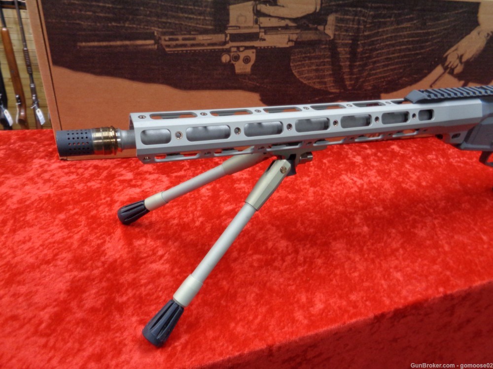 Q The FIX 308 Winchester Kickstand Bipod 16" Blue Match Trigger WE TRADE!-img-6