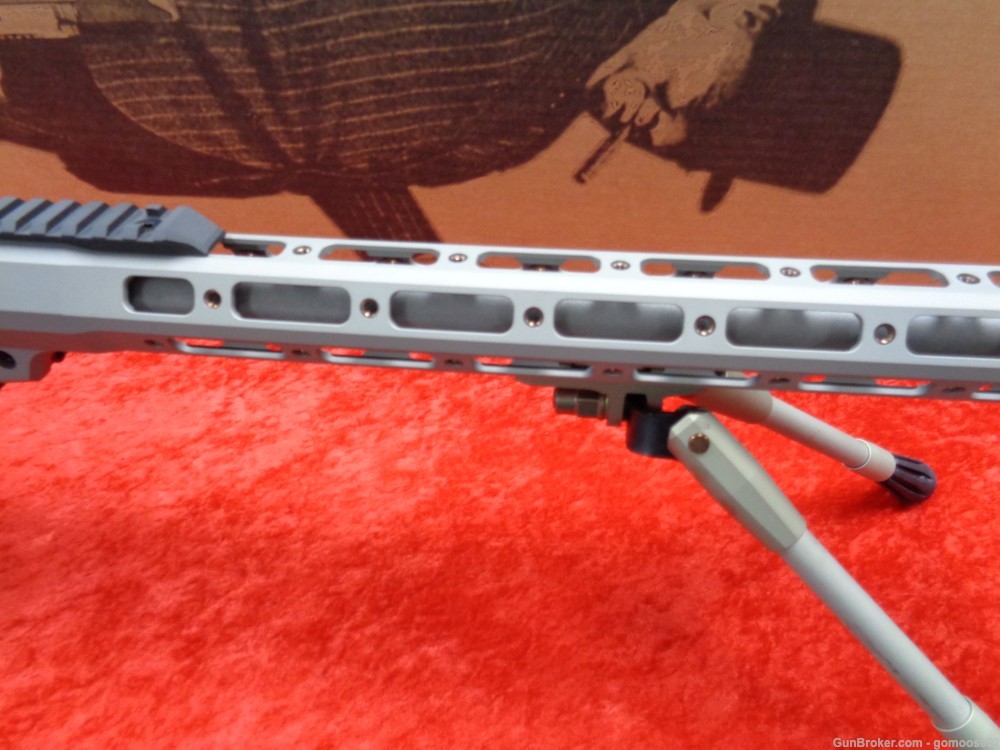 Q The FIX 308 Winchester Kickstand Bipod 16" Blue Match Trigger WE TRADE!-img-4
