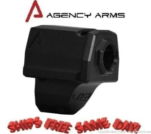 Agency Arms 419 Single Port Compensator Sig P320 9mm 1/2"-28 419S-OEM-BLK	-img-0