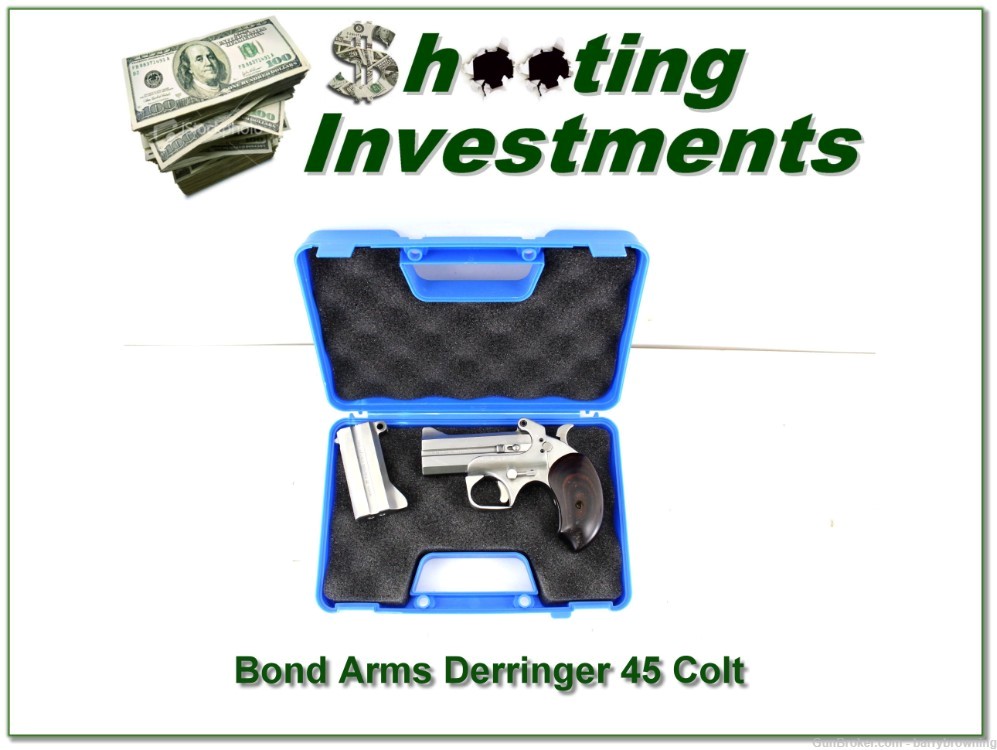 Bond Arm Texas Defender Derringer 45 Colt 410 & 22 Mag !-img-0