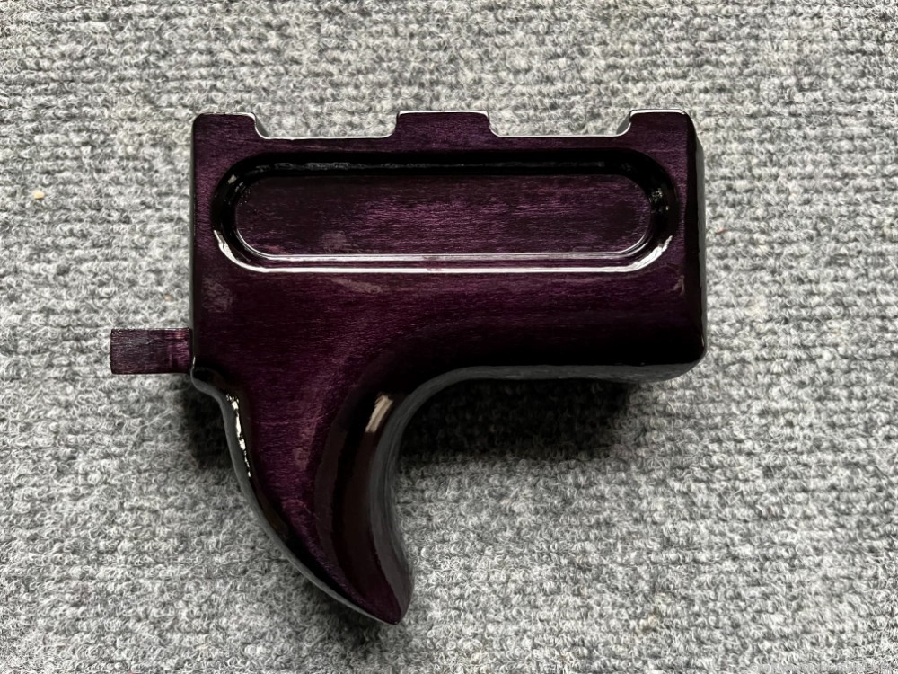 High Quality Custom Micro Draco Vented Hand Wedge Wood Handguard / Forend-img-0