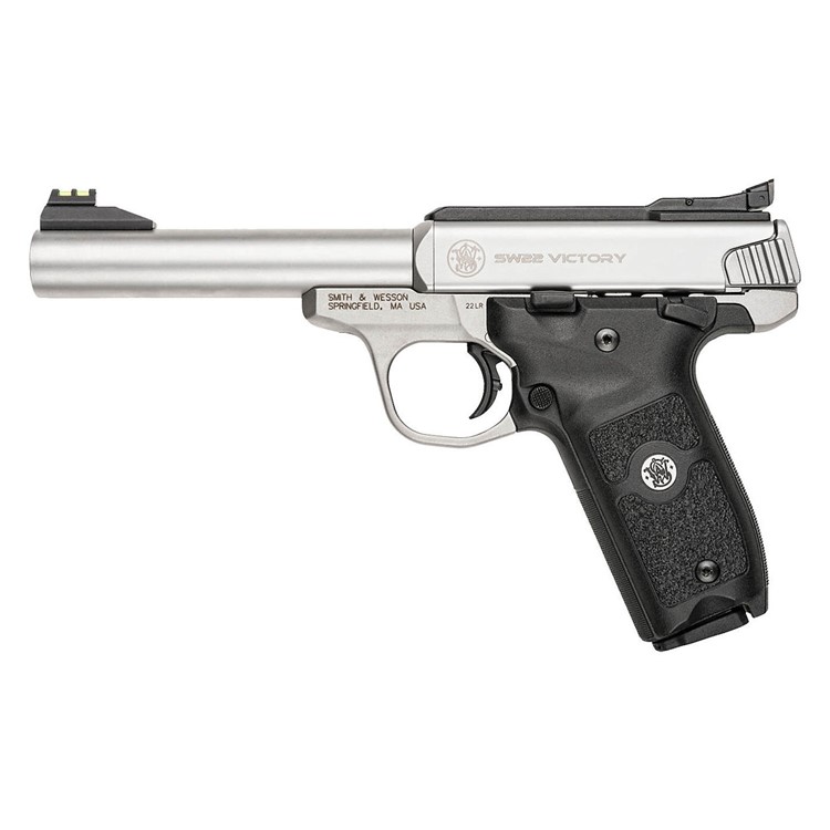 Smith & Wesson SW22 Victory Stainless Steel 5.5 -img-1