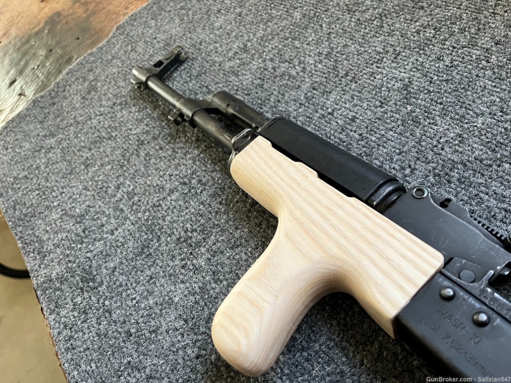 High Quality Custom Underfolding Reverse Dong Wood Hand Guard AK47 WASR-img-5