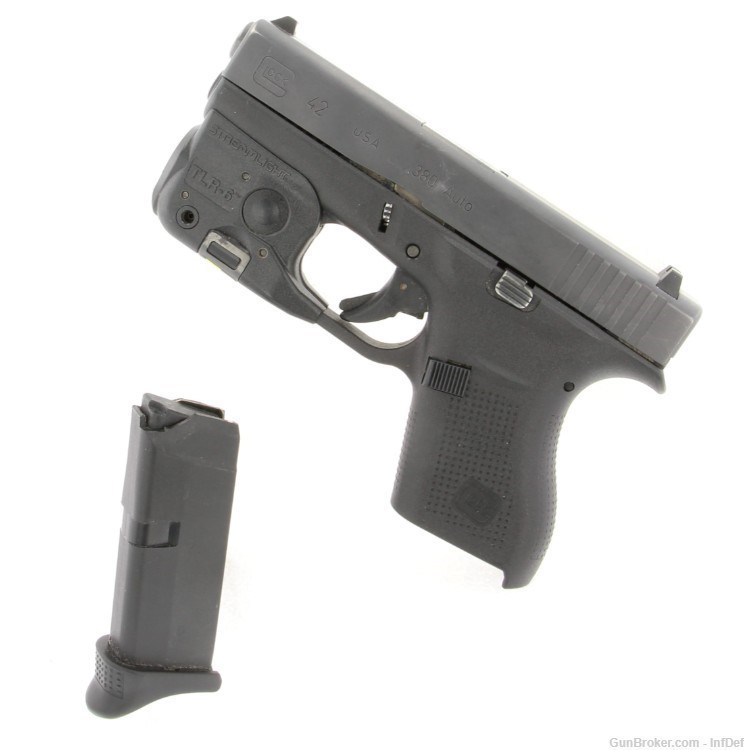 Glock G42 380 with TLR-6 laser sight-img-2