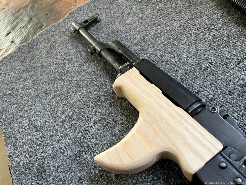 High Quality Custom Sharkfin AFG Style Wood Hand Guard AK47 WASR MAK90-img-9